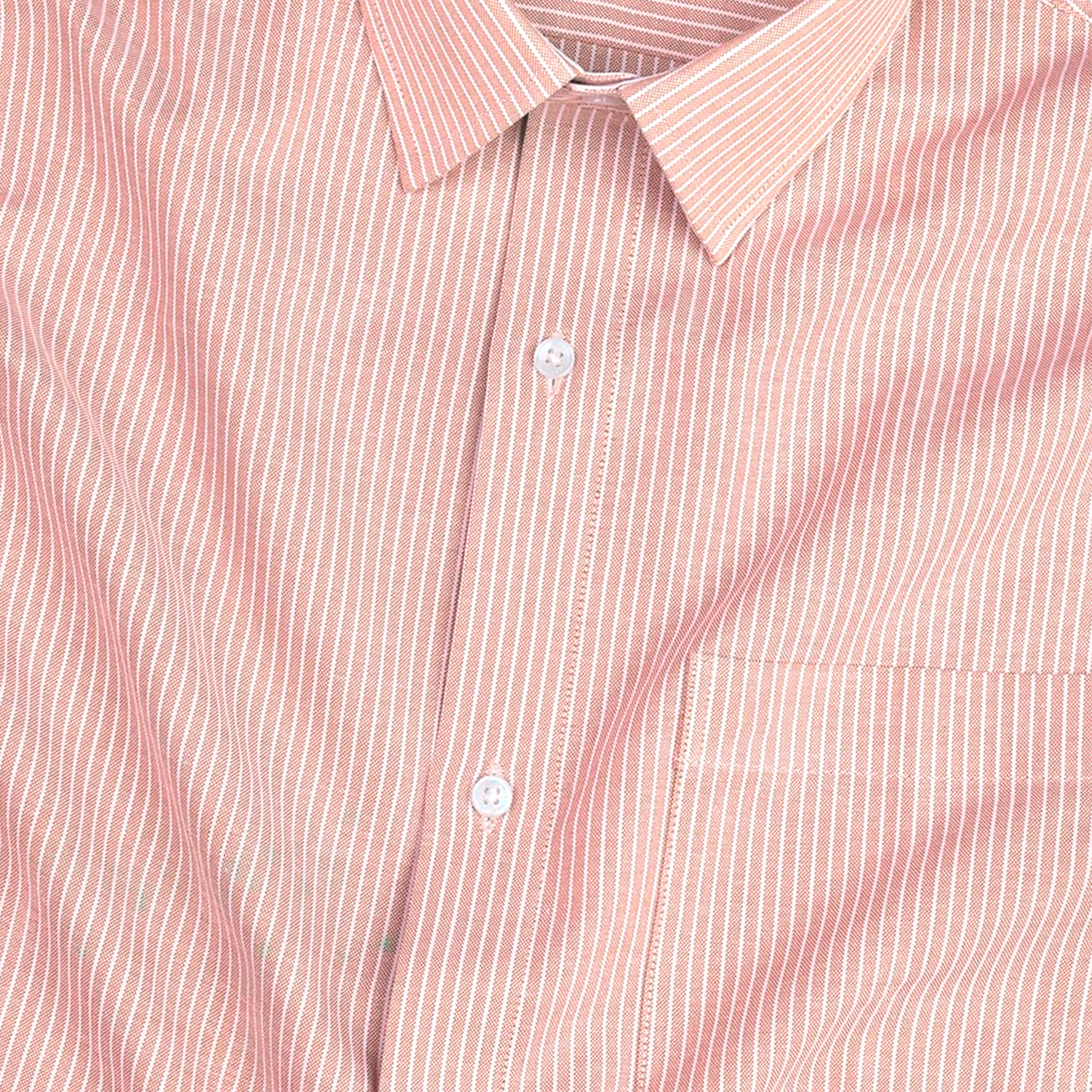 Peech Small Strip Down Button Oxford Cotton Shirt