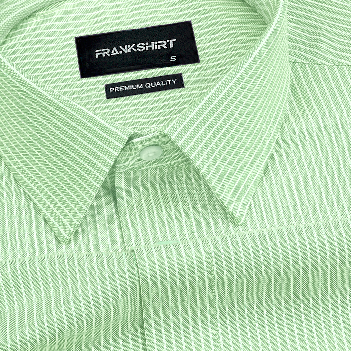 Pista Small Strip Down Button Oxford Cotton Shirt