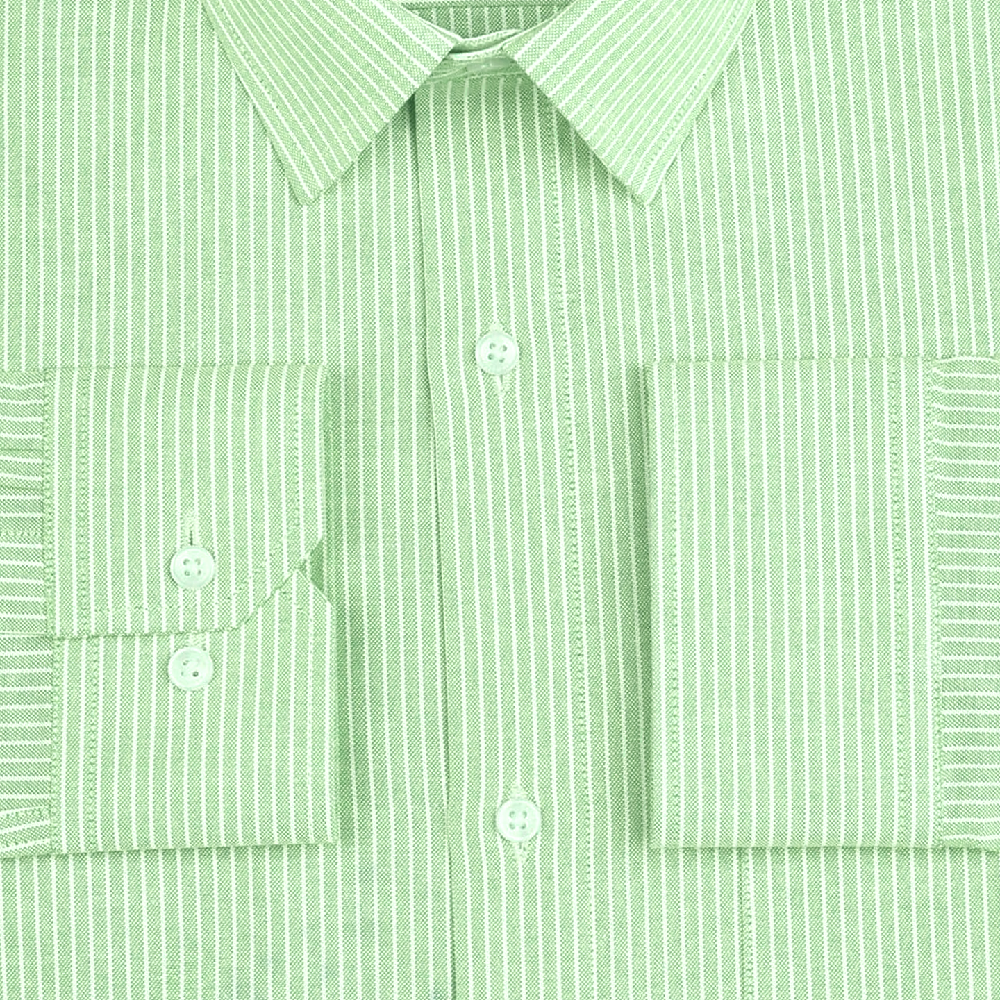 Pista Small Strip Down Button Oxford Cotton Shirt