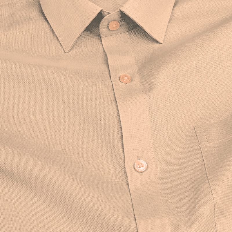 Skin Solid Linen Shirt for Man