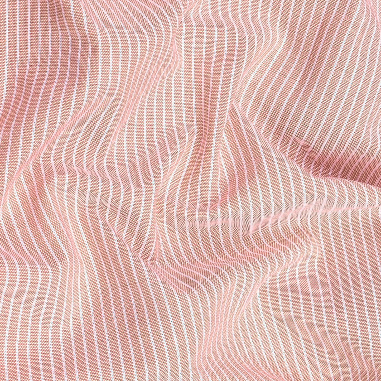 Peech Small Strip Down Button Oxford Cotton Shirt