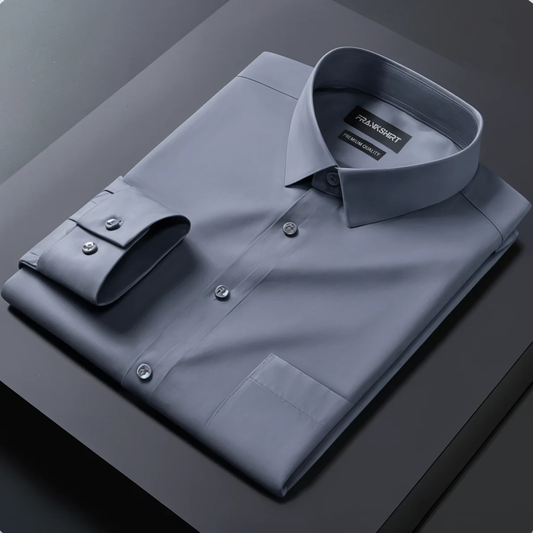 Premium Cotton Solid Shirt for Man (Dark Grey)