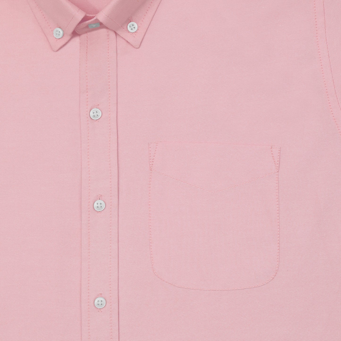 Pink Oxford Cotton Shirt For Man