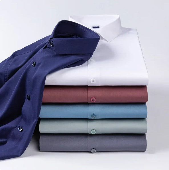 Premium Cotton Solid Shirt for Man (Dark Grey)