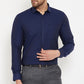 Combo of 2 Cotton Shirt for Man ( Pista and Navy Blue )