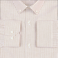 New Cream Stripe Down Button Oxford Cotton Shirt