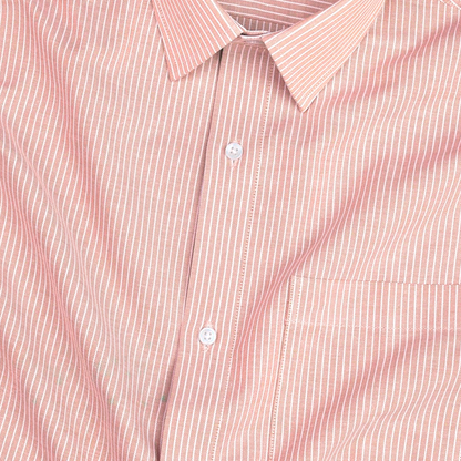Peech Small Strip Down Button Oxford Cotton Shirt