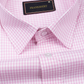 Light Pink Button Down Oxford Cotton Check Shirt