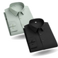 Combo of 2 Cotton Shirt for Man (Black and Pista) - Frankshop.in