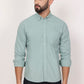 New Green Down Button Casual Shirt I 100% Cotton Twill