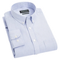 New Silver Stripe Down Button Oxford Cotton Shirt