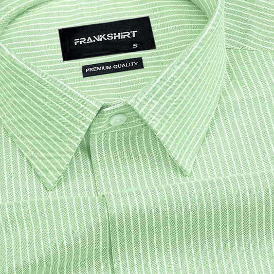 Pista Small Strip Down Button Oxford Cotton Shirt