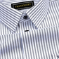Light Grey Stripe Down Button Oxford Cotton Shirt