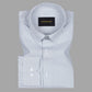 Silver Check Button Down Oxford Cotton Shirt
