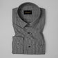 Black Check Button Down Oxford Cotton Shirt