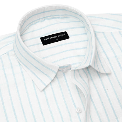 Grey Tartan Check Cotton Shirt For Men - XL (42)
