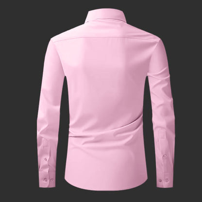 Premium Cotton Solid Shirt for Man (Light Pink)