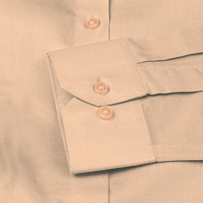 Skin Solid Linen Shirt for Man