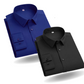 Combo of 2 Cotton Shirt for Man (Royal Blue and Black) - Frankshop.in