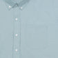 Cyan Blue Oxford Cotton Shirt For Man