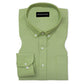 Green Oxford Cotton Shirt For Man