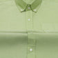 Green Oxford Cotton Shirt For Man