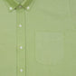 Green Oxford Cotton Shirt For Man