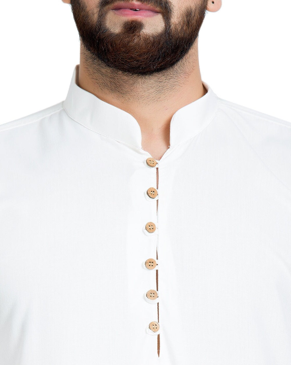 Frankshirt Short Kurta with Mandarin Collar For Man