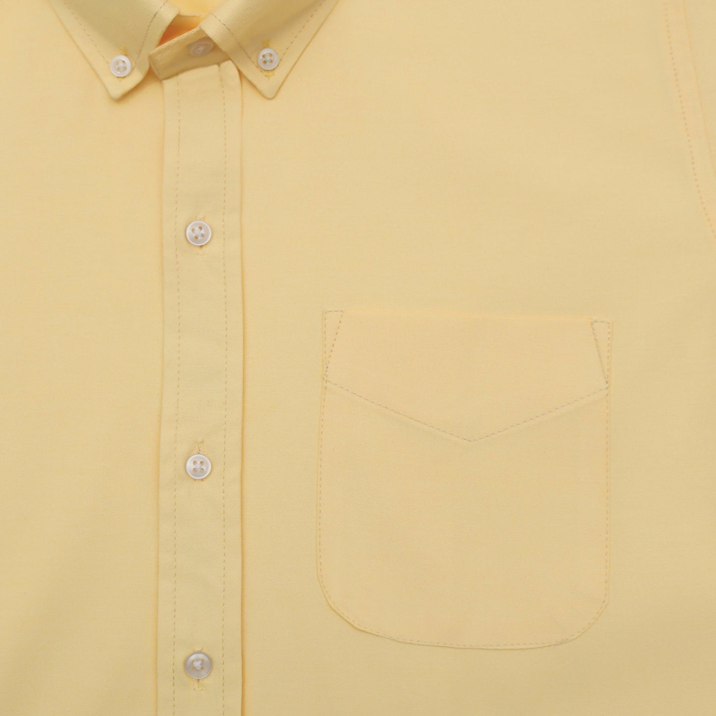 Lemon Oxford Cotton Shirt For Man