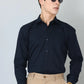 Frankshop Classic Cotton Navy Blue Shirts for Man - Frankshop.in