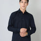 Frankshop Classic Cotton Navy Blue Shirts for Man - Frankshop.in