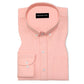 Peach Oxford Cotton Shirt For Man