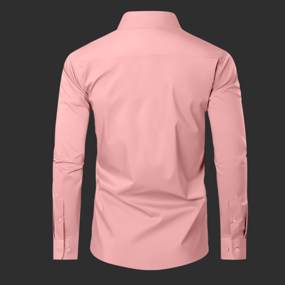 Premium Satin Solid Shirt for Man (Peech)