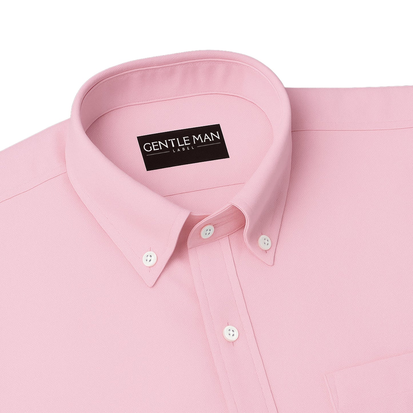 Pink Oxfords Cotton Shirt For Men