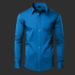 Premium Cotton Solid Shirt for Man (Royal Blue)