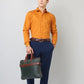 Frankshop Classic Pure Cotton Mustard Color Blend Solid Shirts - Frankshop.in