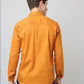 Frankshop Classic Pure Cotton Mustard Color Blend Solid Shirts - Frankshop.in