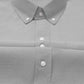 Silver Oxford Cotton Shirt For Man