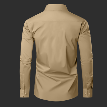 Premium Satin Solid Shirt for Man (Skin Colour)