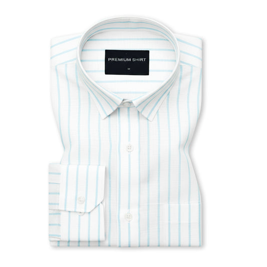 Denim Tartan Check Cotton Shirt For Men
