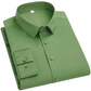 Plain Cotton Blend Solid Shirts (Olive Green)
