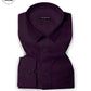 Plain Cotton Blend Shirt for Man (Purple) - Frankshop.in
