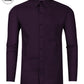 Plain Cotton Blend Shirt for Man (Purple) - Frankshop.in