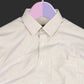 New Yellow Stripe Down Button Oxford Cotton Shirt