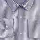 New Black Stripe Down Button Oxford Cotton Shirt