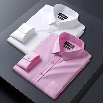Pack of 2 Premium Cotton Shirt for Man (Peach And Solid Pink)