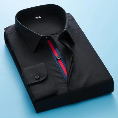 Frankshop Black Designer Casual Cotton Shirt for Man
