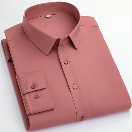 Cotton Blend Solid Shirts (Solid PInk)