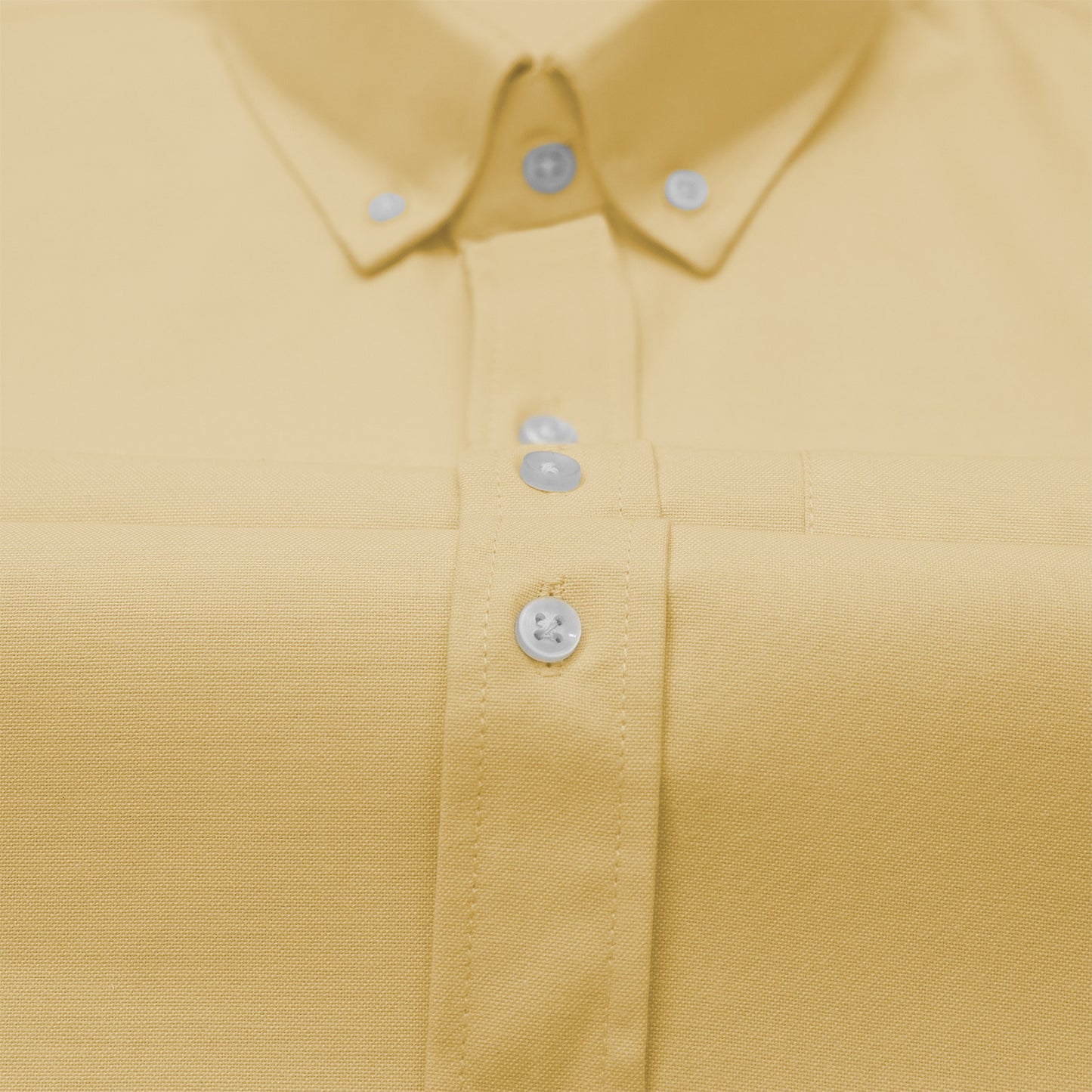 Lemon Oxford Cotton Shirt For Man