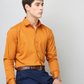 Frankshirt Mustard Solid Tailored Fit Cotton Casual Shirt for Man - Frankshop.in